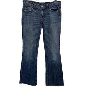 Citizens of Humanity Sz 28 Ingrid Flare Blue Wimbledon #144 Stretch USA Y2K 90s